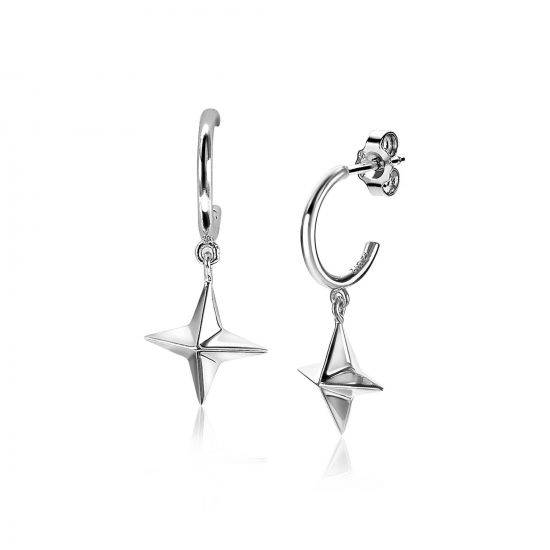 ZINZI Sterling Silver Earrings Star Charm ZIO1979