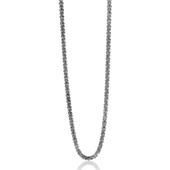 ZINZI Sterling Silver Chain Necklace width 4,5mm 45cm ZIC1057
