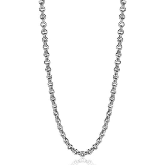 ZINZI Sterling Silver Necklace Round Chains width 5mm 45cm ZIC2239