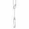 Mart Visser by ZINZI zilveren fantasie ketting glad 43-46cm MVC5