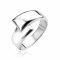 Mart Visser by ZINZI zilveren ring strak gladde vormen 11mm MVR16