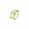ZINZI Gold 14 karaat gouden oorringen ronde buis 12 x 1,5mm ZGO125



