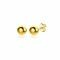 4mm ZINZI 14K Gold Bead Stud Earrings ZGO394