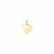 8mm ZINZI 14K Gold Pendant Shiny Heart ZGH363-8 (excl. necklace)