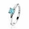 ZINZI Sterling Silver Stackable Ring 5mm Light Blue ZIR1300B