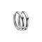 24mm ZINZI Sterling Silver Hoop Earrings width 3mm ZIO192