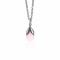 ZINZI Sterling Silver Drop Pendant Pink ZIH1877R