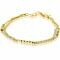 ZINZI zilveren multi-look armband geel verguld bol 19cm ZIA1799G