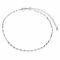 ZINZI Sterling Silver Fantasy Anklet Twisted 23+4cm ZIE1458