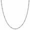 ZINZI Sterling Silver Necklace 45cm Curb Chain