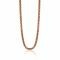 ZINZI zilveren schakelcollier rosé verguld 45cm ZIC1288R