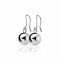 ZINZI Sterling Silver Drop Earrings Bead ZIO621