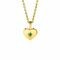 MAY Pendant 12mm Gold Plated Heart Birthstone Green Emerald Zirconia (excl. necklace)