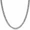 ZINZI Sterling Silver Necklace Foxtail 5mm