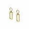 ZINZI Gold Plated Sterling Silver Earrings Pendants ZICH1692G (excl. hoop earrings)