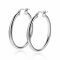 36mm ZINZI Sterling Silver Hoop Earrings 36x3mm ZIO2179