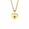 DECEMBER Pendant 12mm Gold Plated Heart Birthstone Blue Topaz Zirconia (excl. necklace)