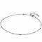 ZINZI Sterling Silver Chain Anklet Bars 23+4cm ZIE1648