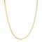ZINZI Gold Plated Sterling Silver Multi-Chain Necklace with Curb and Paperclip Chains 2.7mm width 43-45cm ZIC2468G