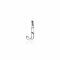 ZINZI Sterling Silver Letter Pendant J ZIH2140J