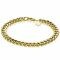 ZINZI zilveren gourmet armband geel verguld 6,5mm breed 19cm ZIA1056G 