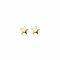 7mm ZINZI Gold Plated Sterling Silver Stud Earrings Star ZIO1377G