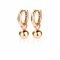 6mm ZINZI Rose Plated Sterling Silver Earrings Pendants Beads ZICH1930R (excl. hoop earrings)
