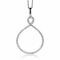 ZINZI zilveren luxe hanger infinity wit ZIH1893