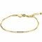 ZINZI Sterling Silver Fantasy Bracelet 14K Yellow Gold Plated