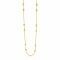 ZINZI Gold Plated Sterling Silver Fantasy Necklace 45cm ZIC1910G