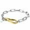 ZINZI Sterling Silver Bracelet Paperclip Chain