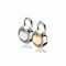 ZINZI Sterling Silver Earrings Pendants Champagne ZICH1006C (excl. hoop earrings)