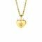 NOVEMBER hanger 12mm gold plated hart geboortesteen champagne citrien zirconia (zonder collier)