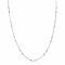ZINZI Sterling Silver Chain Necklace with Small Bars 42-45cm ZIC2466