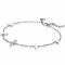 ZINZI Sterling Silver Bracelet Bars White ZIA1762