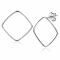 ZINZI Sterling Silver trendy EarRings 44mm