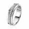 ZINZI Sterling Silver Chic Ring Multi-look White ZIR2049