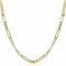 ZINZI Gold Plated Sterling Silver Necklace Trendy Chain 45cm ZIC1991G