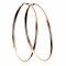 55mm ZINZI Rose Gold Plated Sterling Silver Hoop Earrings 55x2mm ZIO437R