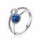 ZINZI Sterling Silver Multi-look Ring Blue White ZIR1963