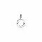 ZINZI Sterling Silver Letter Pendant O ZIH2140O