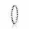 ZINZI Sterling Silver Knuckle Ring Shiny Beads ZIR923K