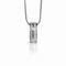 14mm ZINZI Sterling Silver Long Pendant White Zirconias ZIH2118 (excl. necklace)