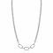 ZINZI Sterling Silver Chain Necklace with 3 Large Oval Chains 40-45cm ZIC2419