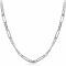 ZINZI Sterling Silver Necklace Trendy Chain 45cm ZIC1991