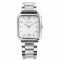 ZINZI Square Roman Watch White Mother-of-Pearl Dial Chainband