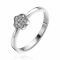 ZINZI Sterling Silver Ring with Flower ZIR1115
