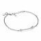 Zinzi zilveren fantasie armband wit 17-20cm ZIA1064