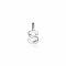 ZINZI Sterling Silver Letter Pendant S