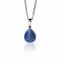 20mm ZINZI Sterling Silver Pendant Blue Drop ZIH1934B